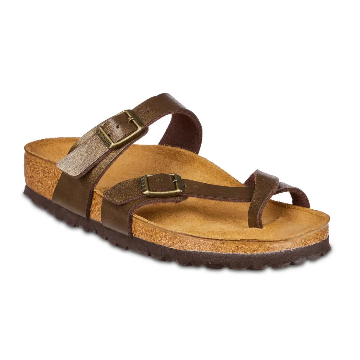 Birkenstock Mayari Birko-Flor Sandals Graceful Toffee 36 Regular Wide Footwear - Tophatter Daily Deals