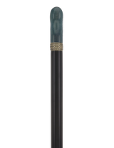 Derby Handle - Standard Size (Blue, Black, Pewter Collar) Derby Classic Walking Canes - Tophatter Daily Deals