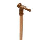 Contour Palm Grip Cane - Zebrano Wood, Ergonomic Comfort Anatomically Correct - Tophatter Daily Deals