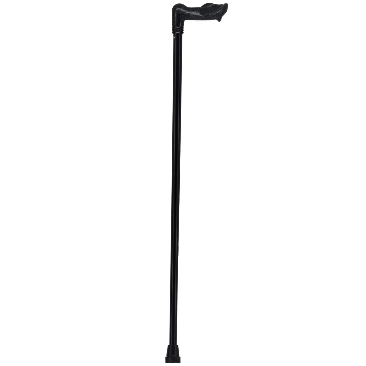 Comfy Black Palm-Grip Cane: Beechwood Shaft & Collar Palm Hand Grip Canes - Tophatter Daily Deals