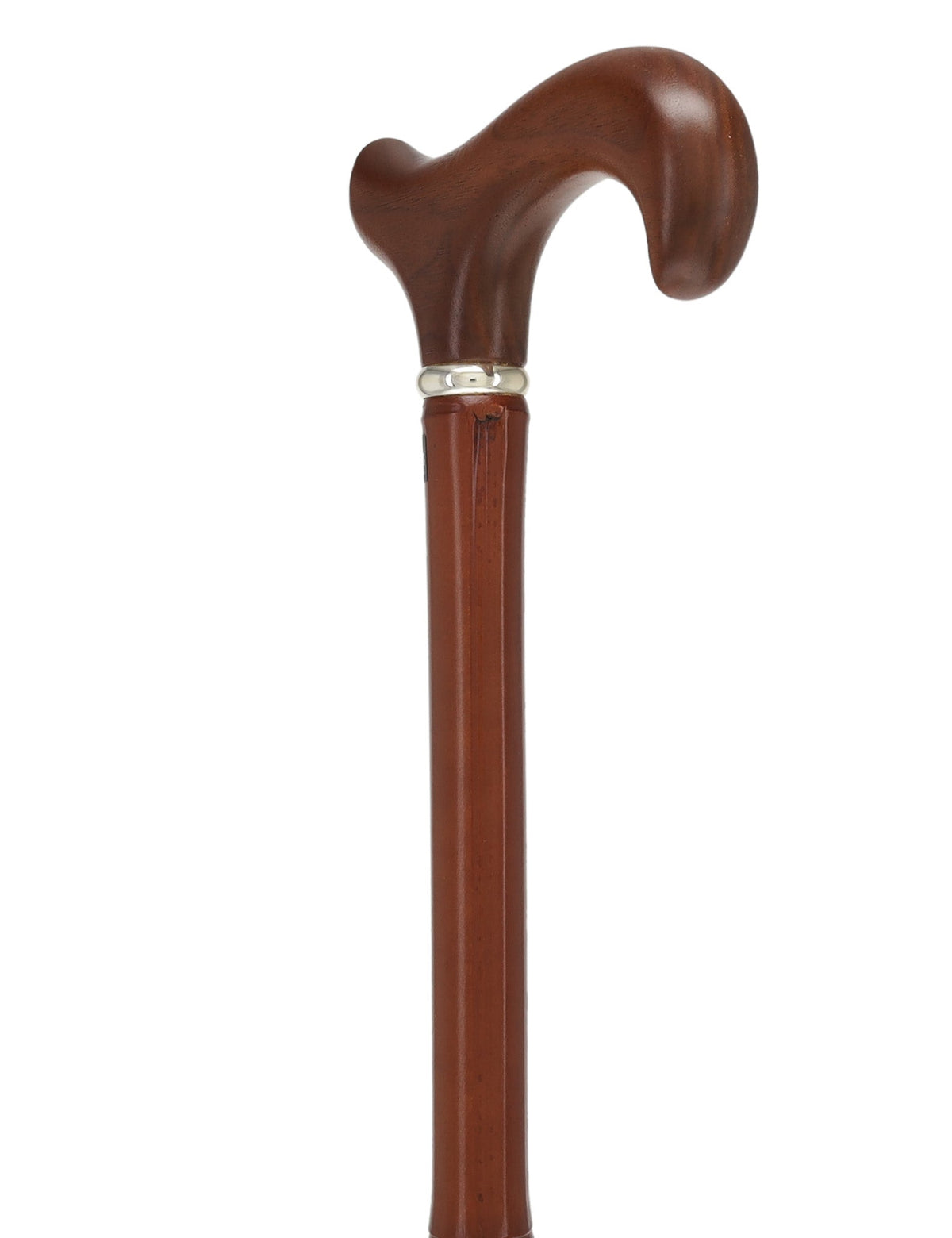 Bamboo Shaft Cane with Walnut Derby Handle: Elegant Design Derby Classic Walking Canes - Tophatter Daily Deals