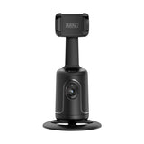 360 Auto Face Tracking Gimbal AI Smart Gimbal Face Tracking Auto Phone Holder For Smartphone Video Vlog Live Stabilizer Tripod Black 4 - Tophatter Daily Deals