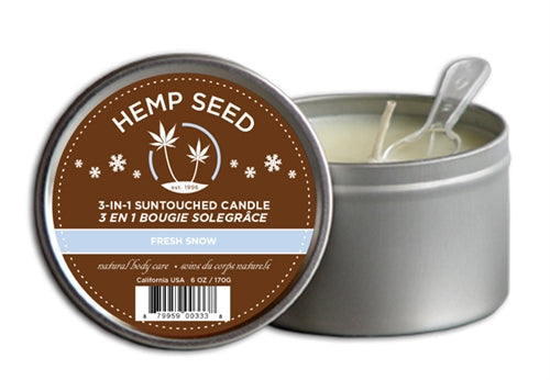 Hemp Seed 3-In-1 Massage Candle Sunsational 170g Aromatic Bliss > Candles > Massage - Tophatter Daily Deals
