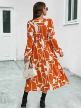 Surplice Neck Long Sleeve Midi Dress Casual Dresses - Tophatter Daily Deals