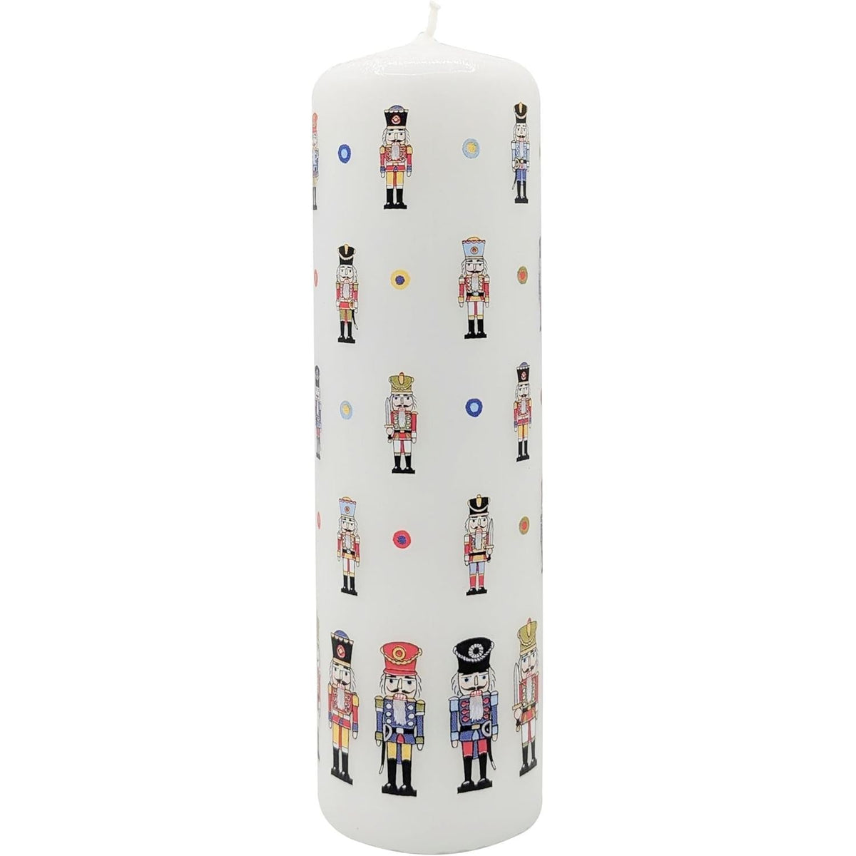 Nutcracker Soldier Christmas Advent Candle | Christmas Pillar Candle - 20cm Advent Candle - Tophatter Daily Deals