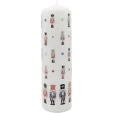 Nutcracker Soldier Christmas Advent Candle | Christmas Pillar Candle - 20cm Advent Candle - Tophatter Daily Deals