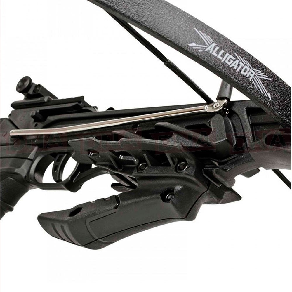 80 lb Pistol Crossbow ALLIGATOR w/ GRIP Bolts Archery Gun - Self Cocking Crossbow - Tophatter Daily Deals