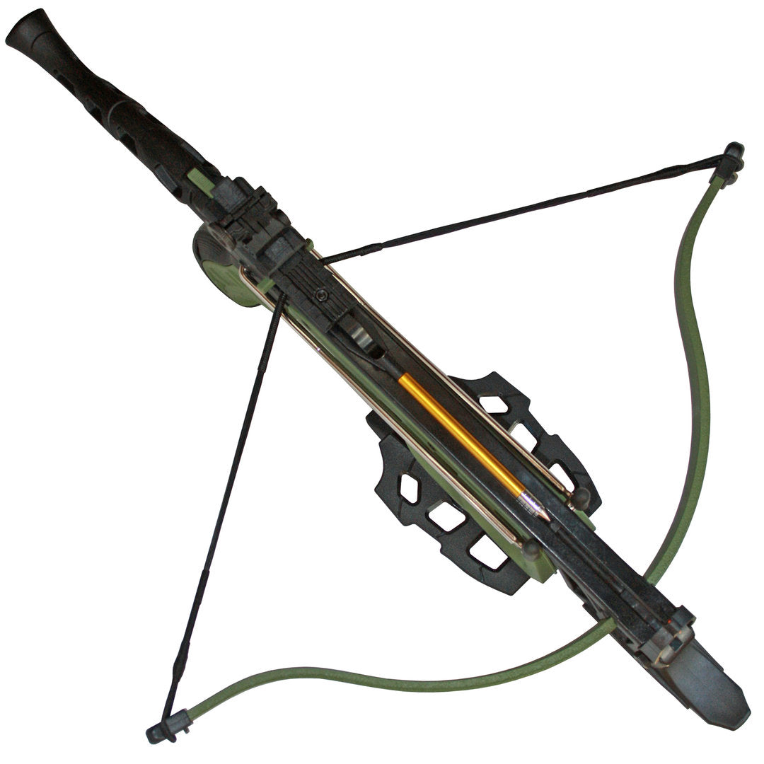 80 lb Pistol Crossbow ALLIGATOR w/ GRIP Bolts Archery Gun - Self Cocking Crossbow - Tophatter Daily Deals