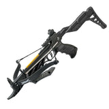 80 lb Pistol Crossbow ALLIGATOR w/ Adjustable Stock - Self Cocking Crossbow - Tophatter Daily Deals