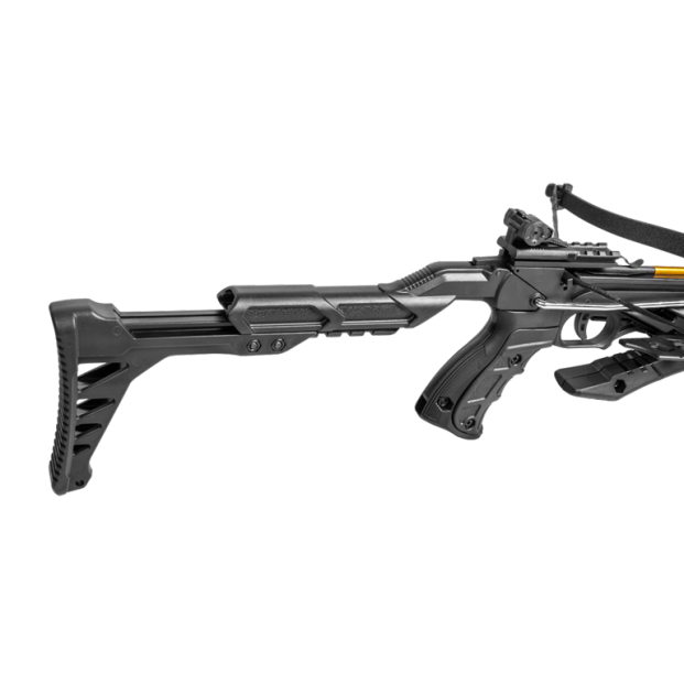 80 lb Pistol Crossbow ALLIGATOR w/ Adjustable Stock - Self Cocking Crossbow - Tophatter Daily Deals