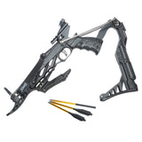 80 lb Pistol Crossbow ALLIGATOR w/ Adjustable Stock - Self Cocking Crossbow - Tophatter Daily Deals