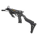 80 lb Pistol Crossbow ALLIGATOR w/ Adjustable Stock - Self Cocking Crossbow - Tophatter Daily Deals