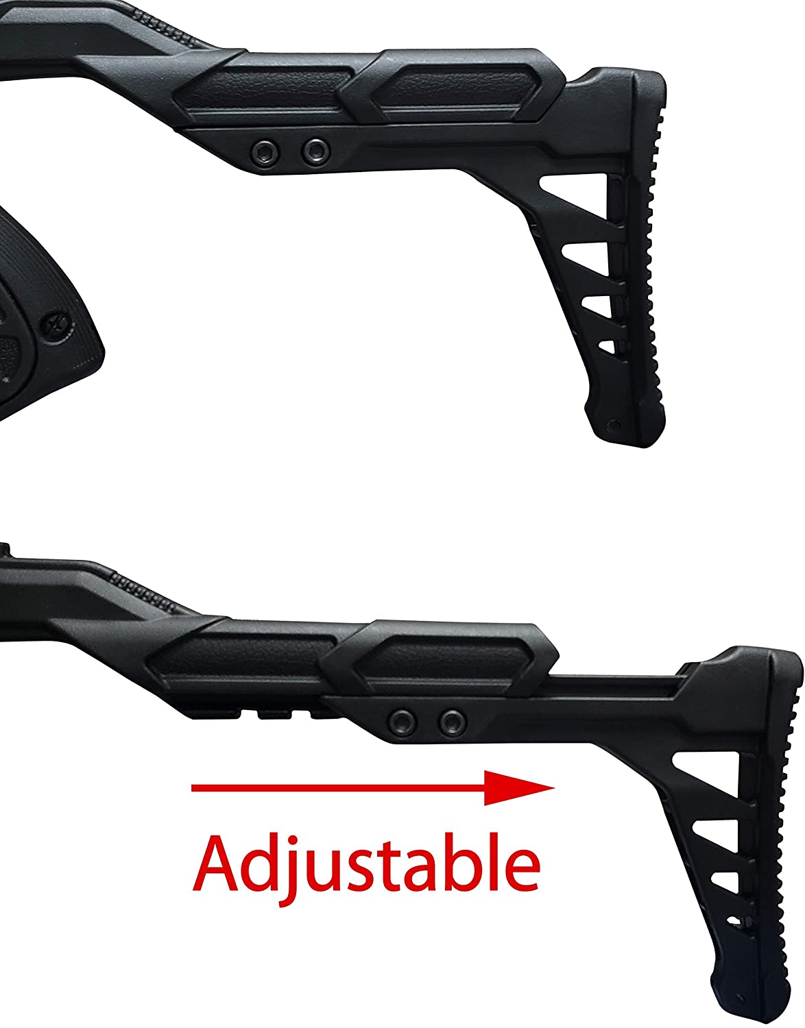 80 lb Pistol Crossbow ALLIGATOR w/ Adjustable Stock - Self Cocking Crossbow - Tophatter Daily Deals