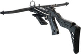 80 lb Pistol Crossbow ALLIGATOR w/ Adjustable Stock - Self Cocking Crossbow - Tophatter Daily Deals