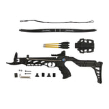 80 lb Pistol Crossbow ALLIGATOR w/ Adjustable Stock - Self Cocking Crossbow - Tophatter Daily Deals