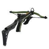 80 lb Pistol Crossbow ALLIGATOR w/ Adjustable Stock - Self Cocking Crossbow - Tophatter Daily Deals
