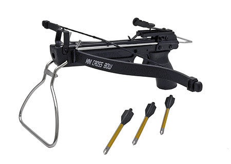 80 lb Mini Pistol Crossbow Gun w/ Arrows Hunting Archery Bolt Crossbow - Tophatter Daily Deals