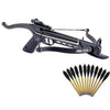 80 lb Self Cocking Pistol Crossbow W/ 15 Arrows Bolts Hunting Archery Gun Crossbow - Tophatter Daily Deals