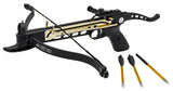 80 lb Metal Self Cocking Pistol Crossbow W/ Arrows Bolts Hunting Archery Gun Crossbow - Tophatter Daily Deals
