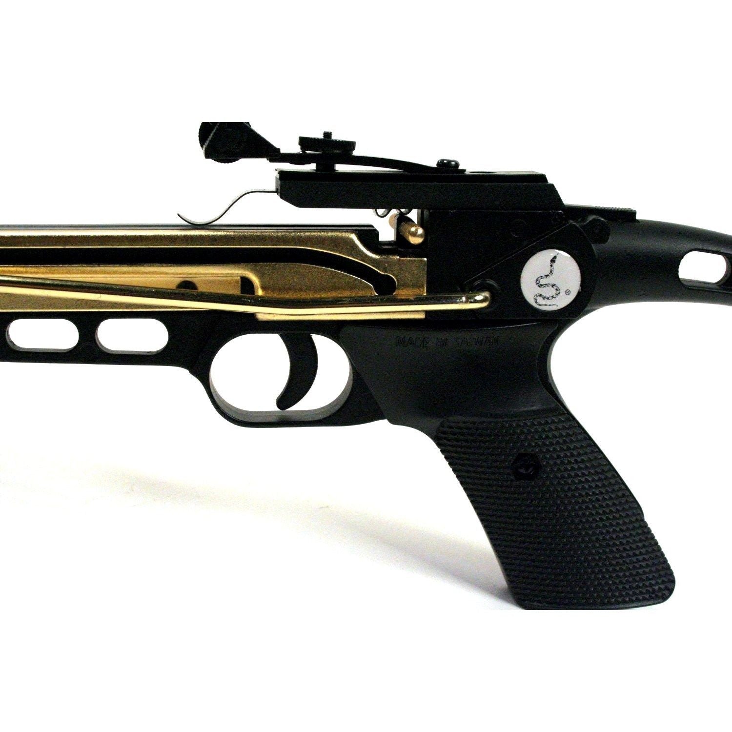 80 lb Metal Self Cocking Pistol Crossbow W/ Arrows Bolts Hunting Archery Gun Crossbow - Tophatter Daily Deals