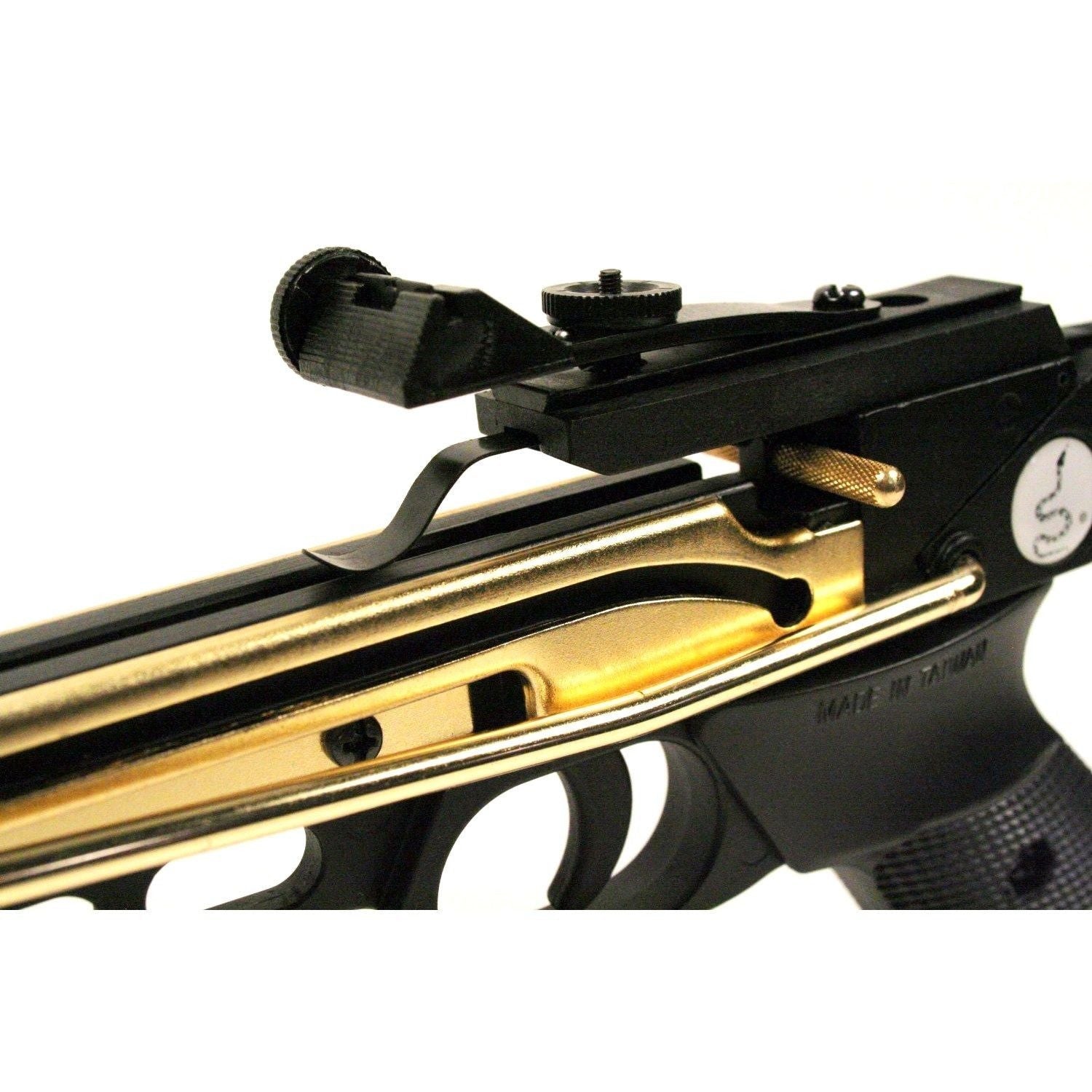 80 lb Metal Self Cocking Pistol Crossbow W/ Arrows Bolts Hunting Archery Gun Crossbow - Tophatter Daily Deals