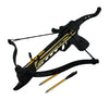80 lb Metal Self Cocking Pistol Crossbow W/ Arrows Bolts Hunting Archery Gun Crossbow - Tophatter Daily Deals