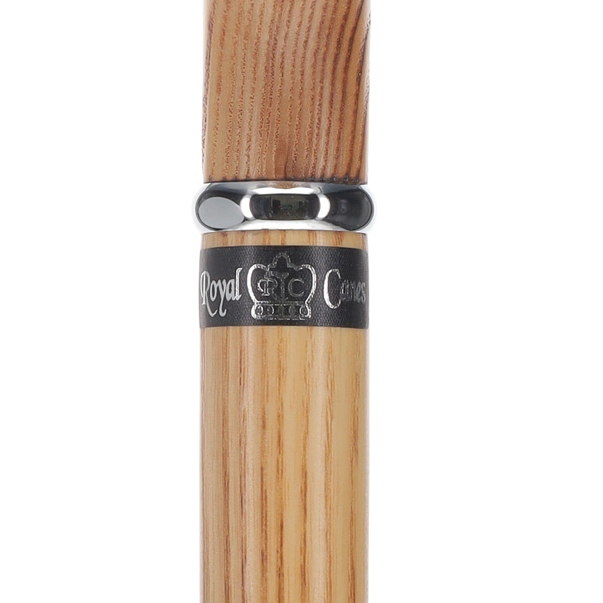 Flame Scorched Ash Derby Walking Cane: Enhanced Wood Grain Derby Classic Walking Canes - Tophatter Daily Deals