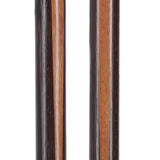 Exquisite Derby Cane: Afromosia Inlay, Textured Wenge Shaft Derby Classic Walking Canes - Tophatter Daily Deals