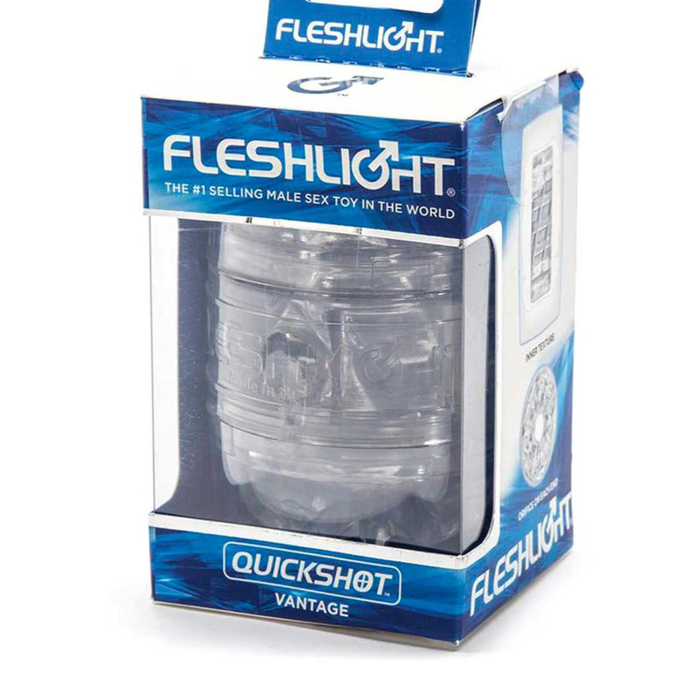 Fleshlight Quickshot Vantage – Compact Dual Orifice Masturbation Sleeve > Sex Toys For Men > Masturbators Cup - Tophatter Daily Deals