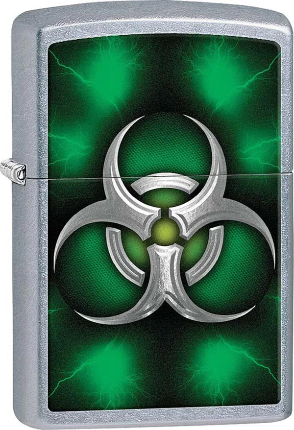 Zippo Lighter: Biohazard - Street Chrome 81169 - Tophatter Daily Deals