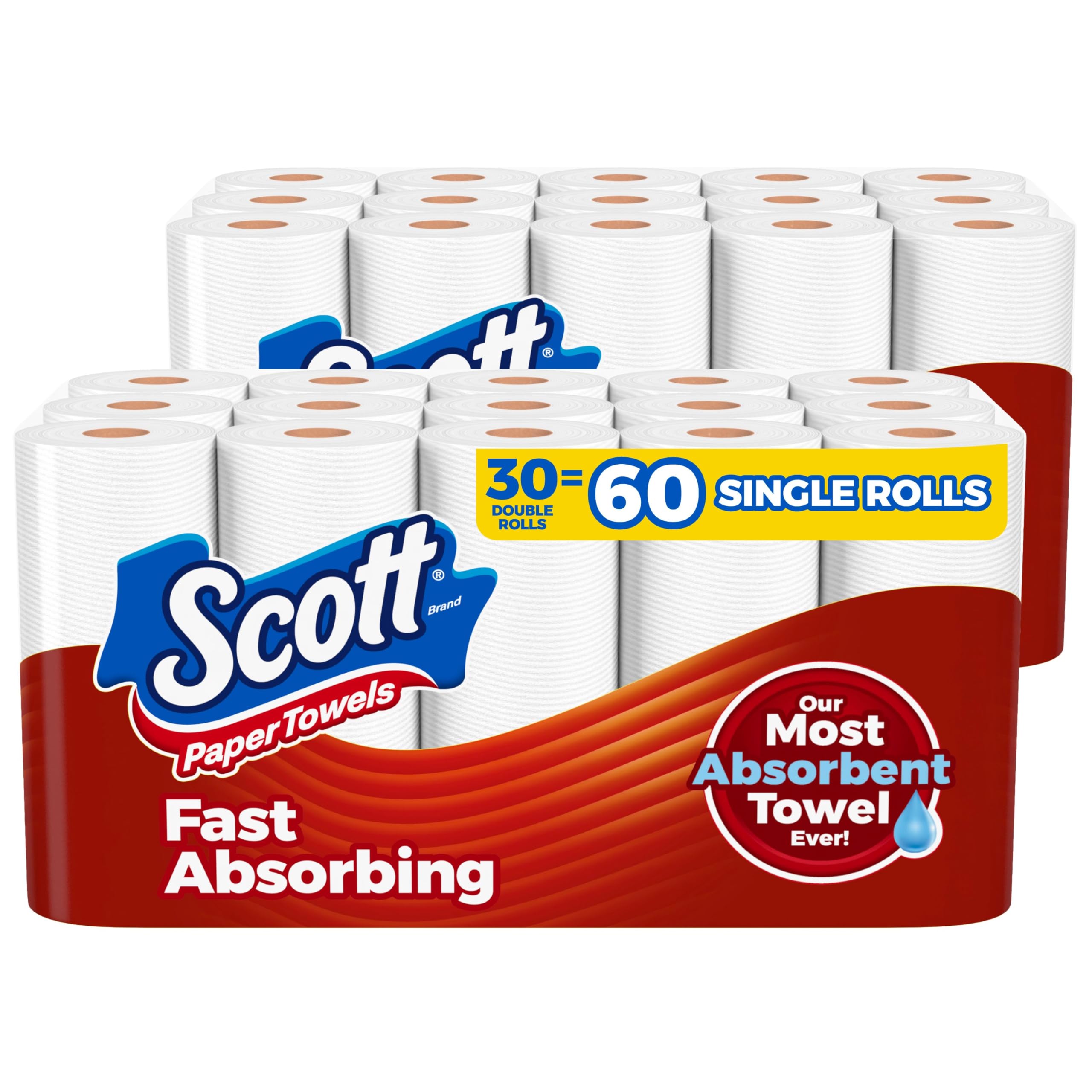 Scott® Paper Towels (Fast Delivery) 100 sheet (Pack of 30) Paper Towels - Tophatter Daily Deals