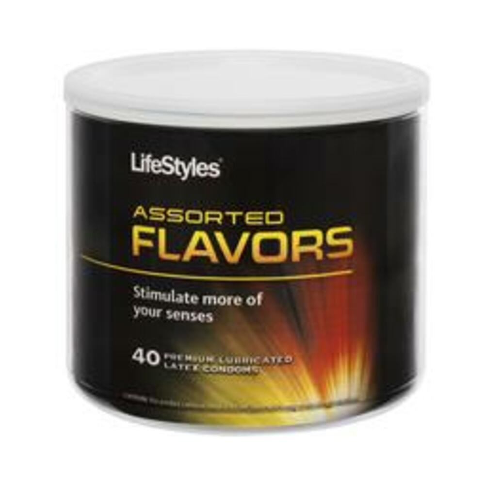 Lifestyles Condoms Assorted Flavors 40 Pieces Bowl - Tophatter Daily Deals