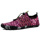 Beautiful wading shoes men's shoes outdoor river shoes ladies non-slip diving shoes Rose Red 0 - Tophatter Daily Deals