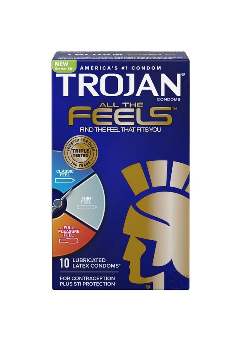 Trojan All The Feels Condoms 10ct - Tophatter Daily Deals