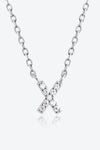 V To Z Zircon 925 Sterling Silver Necklace Necklaces - Tophatter Daily Deals