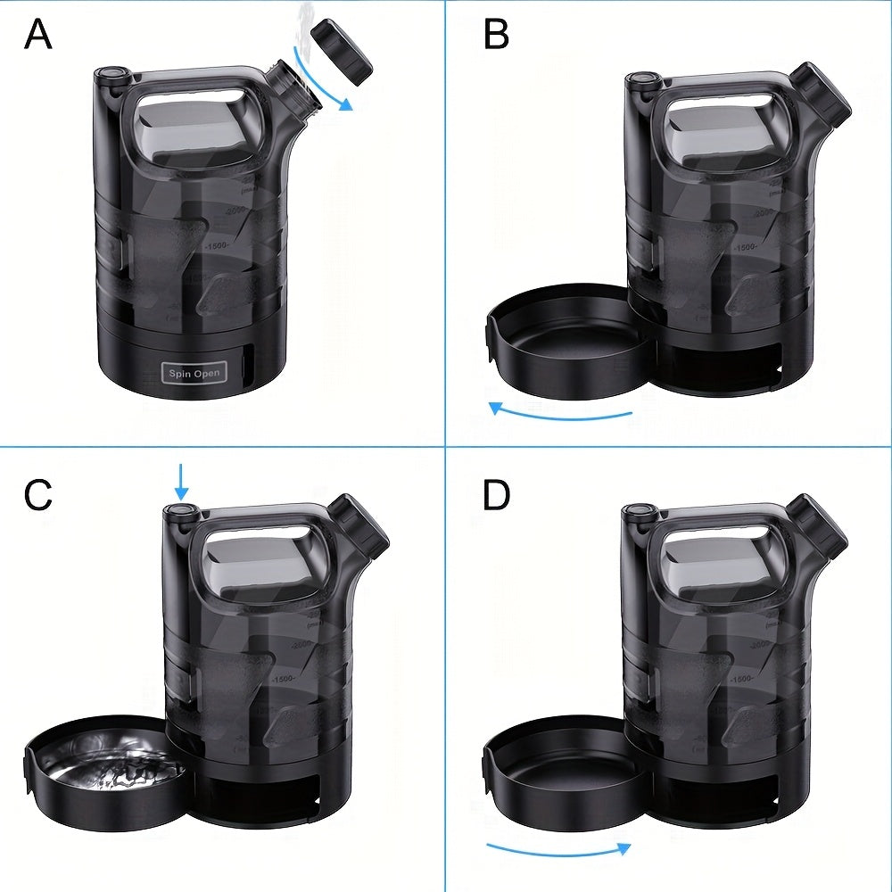 Pet Water Dispenser Leakproof Dual Flow Control Pet Supplies - Tophatter Daily Deals
