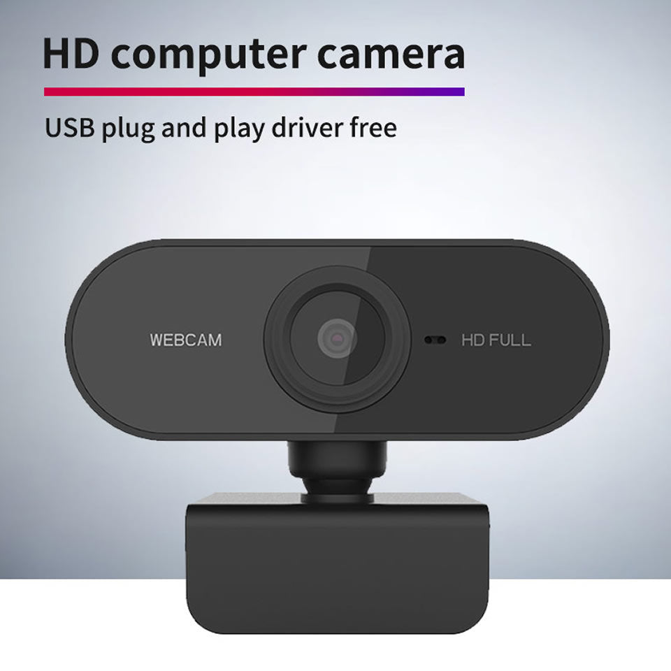 1080P Microphone-Rotatable-Cameras Black 0 - Tophatter Daily Deals