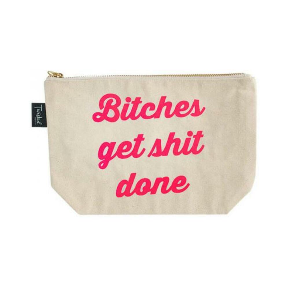 Twisted Wares Bitches Get Shit Done Bitch Bag - Tophatter Daily Deals
