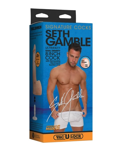 Seth Gamble Ultraskyn Cock – 8 Inch Dual Density Removable Suction Cup Dildo > Dildos > Performer Replica - Tophatter Daily Deals