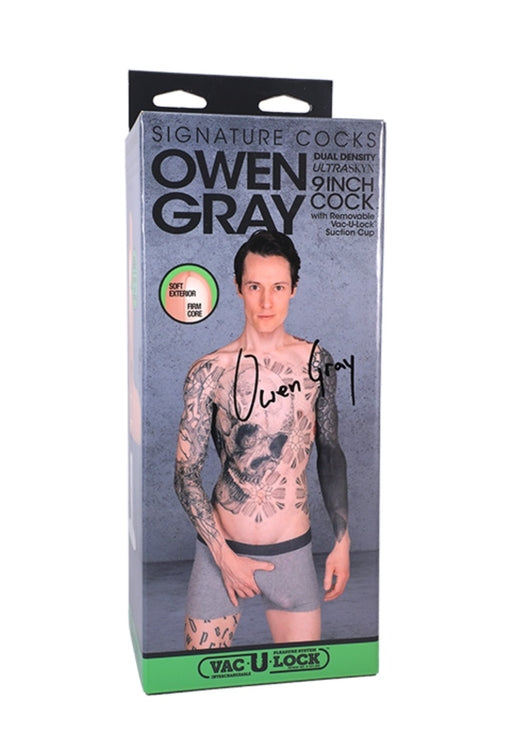 Signature Cocks Owen Gray 9 Inch Ultraskyn Dual Density Cock with Removable Vac-U-Lock Suction Cup > Dildos > Performer Replica - Tophatter Daily Deals