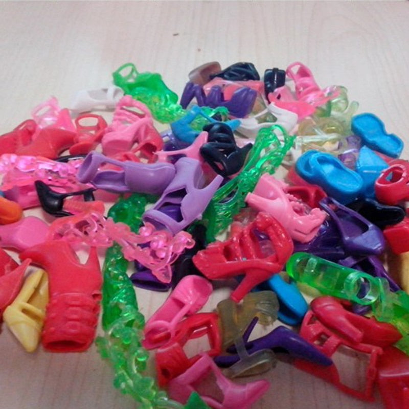 40 Pairs Lot New Fashion Mixed Style Different Mixed Shoes Boot For Doll Free Shipping 0 - Tophatter Daily Deals