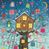 Christmas Advent Calendar Christmas Treehouse | Traditional Door Advent Calendar Advent Calendar - Tophatter Daily Deals
