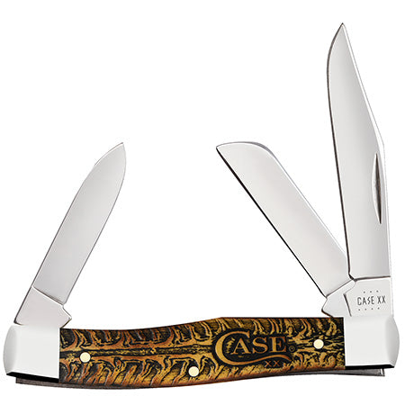 Case Medium Stockman - Golden Pinecone Natural Bone with Amber Color Wash - 81801 - Tophatter Daily Deals
