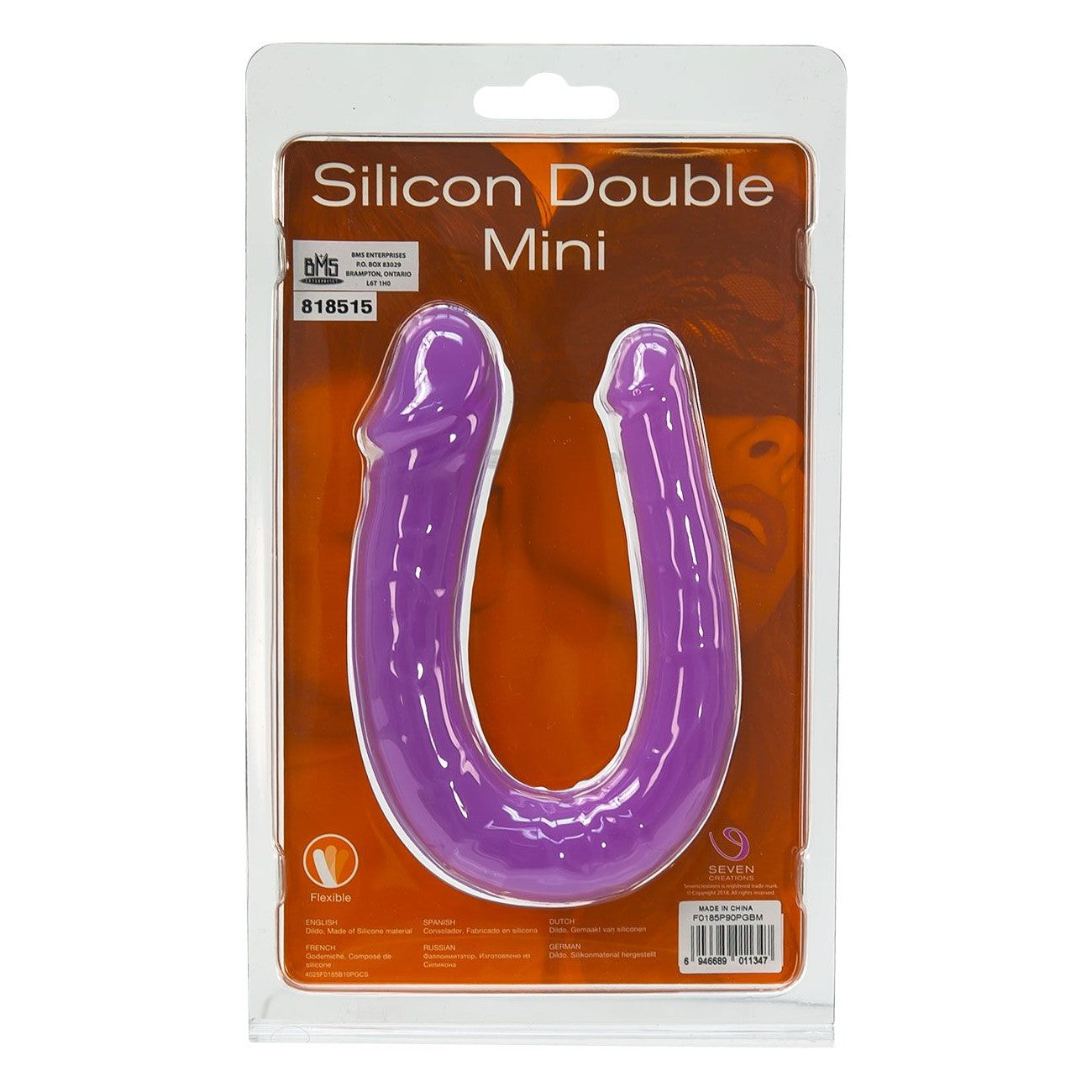 Silicone Double Penetration Dildo in Purple Realistic Dildo - Tophatter Daily Deals