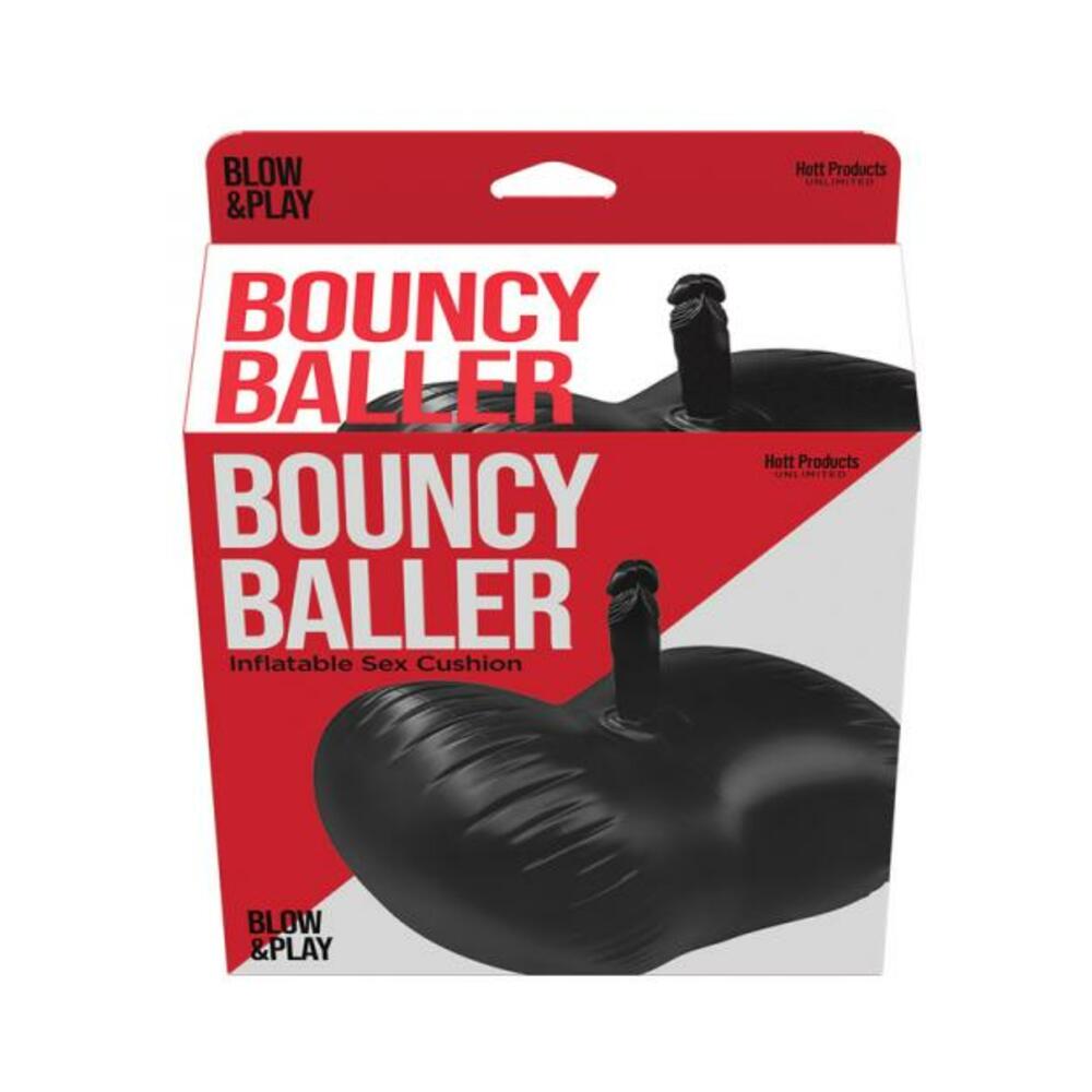 Bouncy Baller Inflatable Cushion With Dildo And Foot Pump - Tophatter Daily Deals