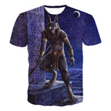 3D digital print short sleeve T-shirt 2color 0 - Tophatter Daily Deals