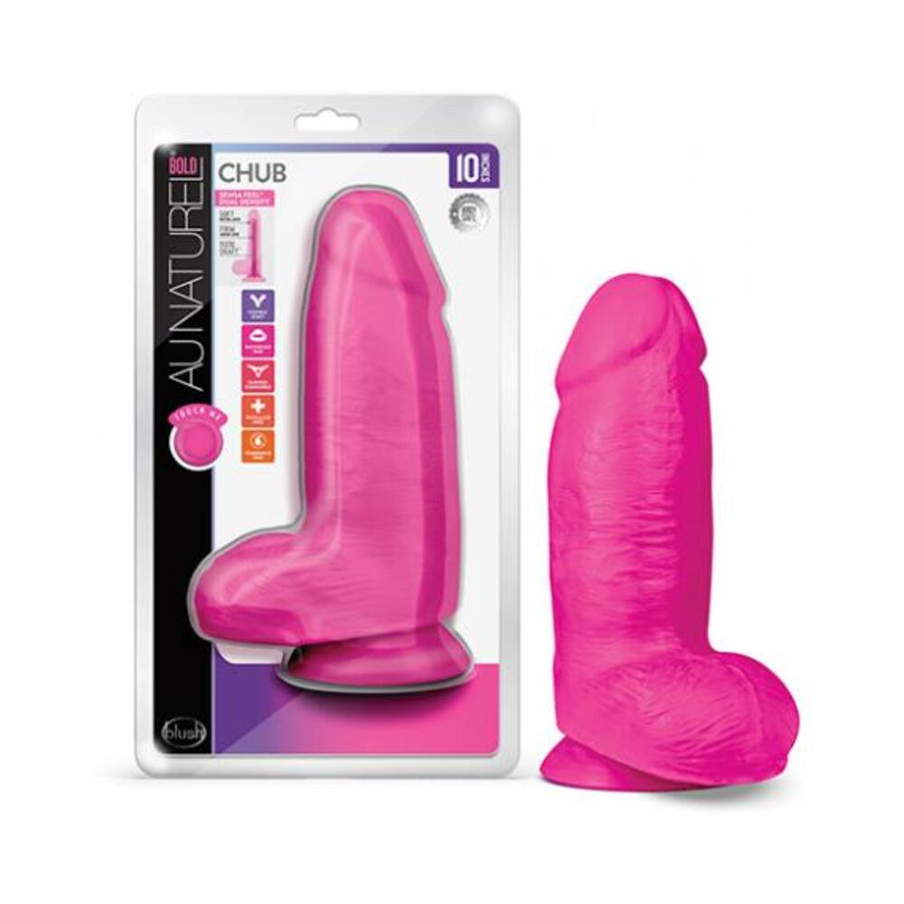 Au Naturel Bold Chub Dildo 10 In. Pink - Tophatter Daily Deals