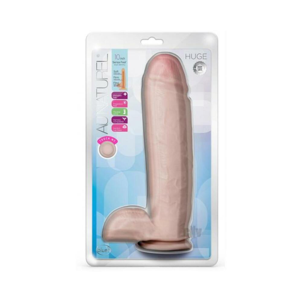 Au Naturel Huge Dildo 10 In. Vanilla - Tophatter Daily Deals