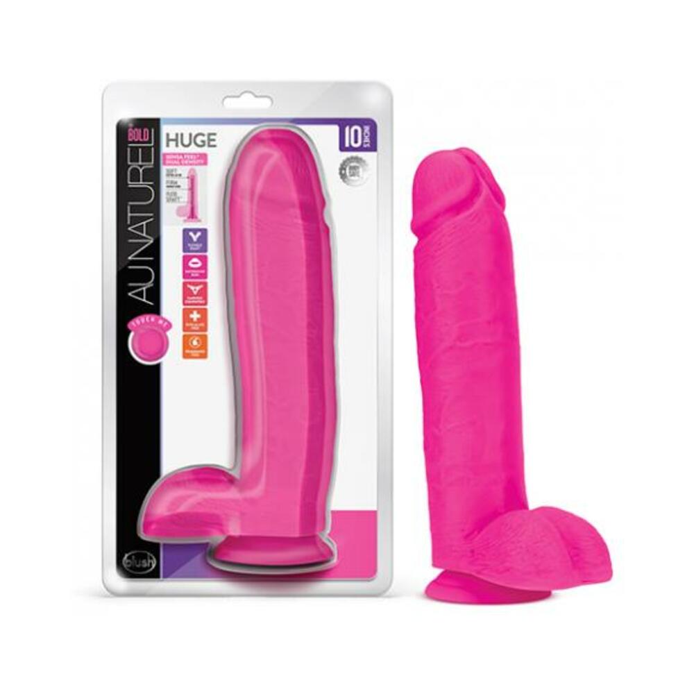 Au Naturel Bold Huge Dildo 10 In. Pink - Tophatter Daily Deals