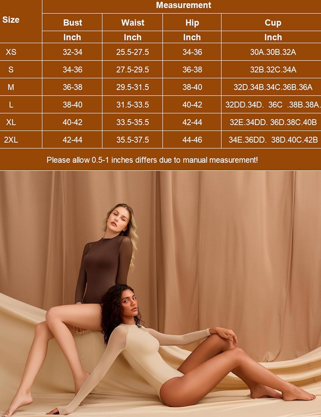 Turtleneck Mesh One Piece Leotards Shaperwear-bodysuit - Tophatter Daily Deals